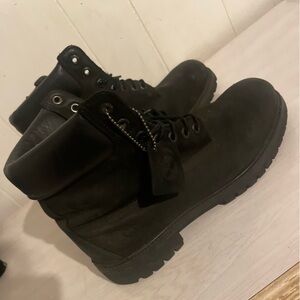 Timberland Black Leather Boots